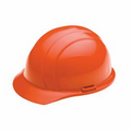 Americana Cap Hard Hat w/ Mega Ratchet 4 Point Suspension - Hi Viz Orange